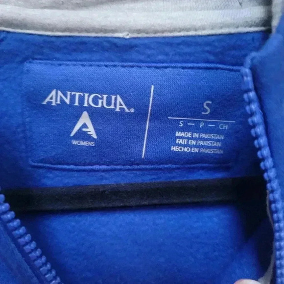 Antiqua Budlight Official NFL Beer Sponsor Zip Up Hooded Sweatshirt Size Small - Picture 4 of 4